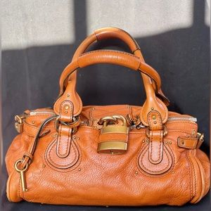 👜 Authentic Chloe Paddington Shoulder Leather Bag